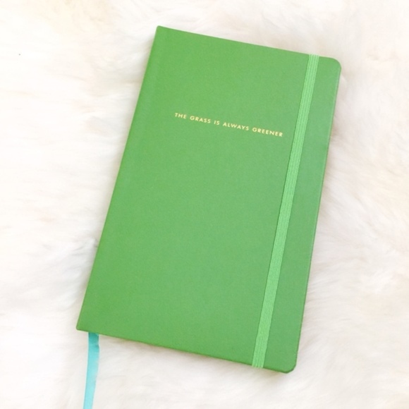 Kate Spade Office Notebook The Grass Is Always Greener Poshmark